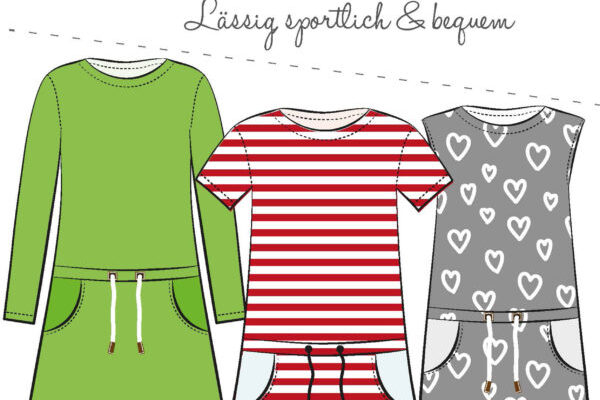 Schnittmuster-Fadenkäfer "PIA KLEID KINDER"