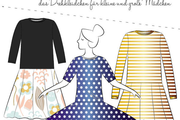 Schnittmuster-Fadenkäfer "MARY LOU KLEID KINDER"