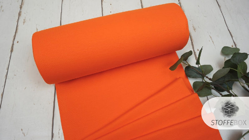 Bündchen Öko-Tex-100 - Uni orange