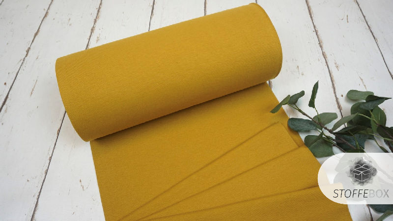 Stoffpaket - Löwe gestreift (senf/taupe) – Bild 6