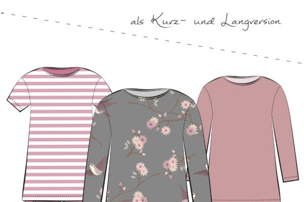 Schnittmuster-Fadenkäfer "SCHWALBENSHIRT KINDER"