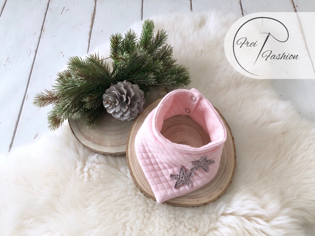 Reststück 35cm Steppstoff - Uni taupe – Bild 5