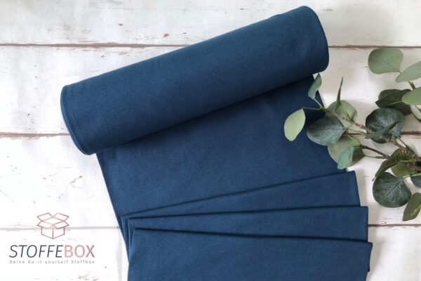Bündchen Öko-Tex-100 - Uni admiralblau