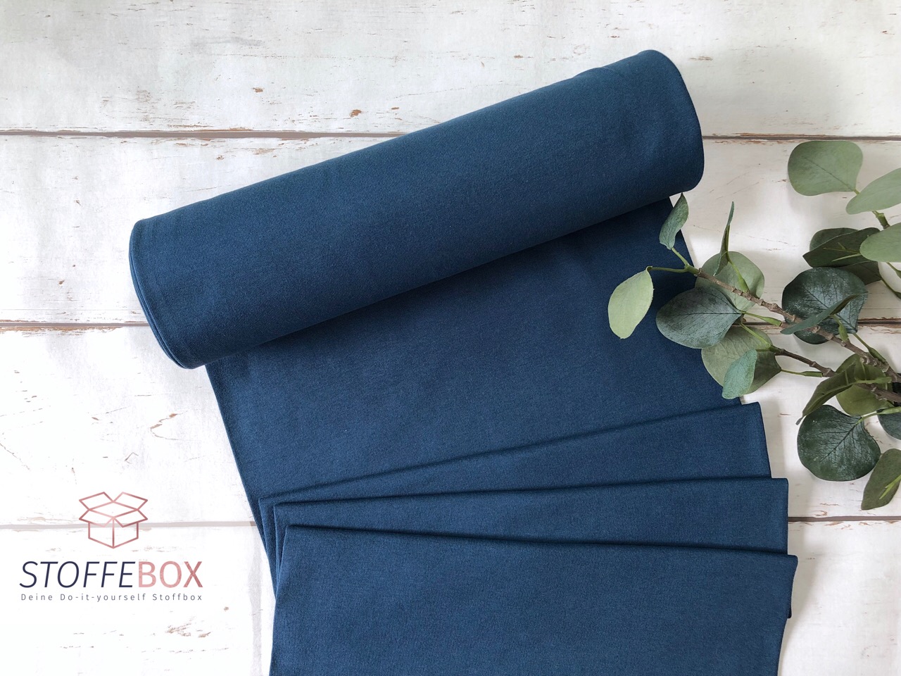 Bündchen Öko-Tex-100 - Uni admiralblau