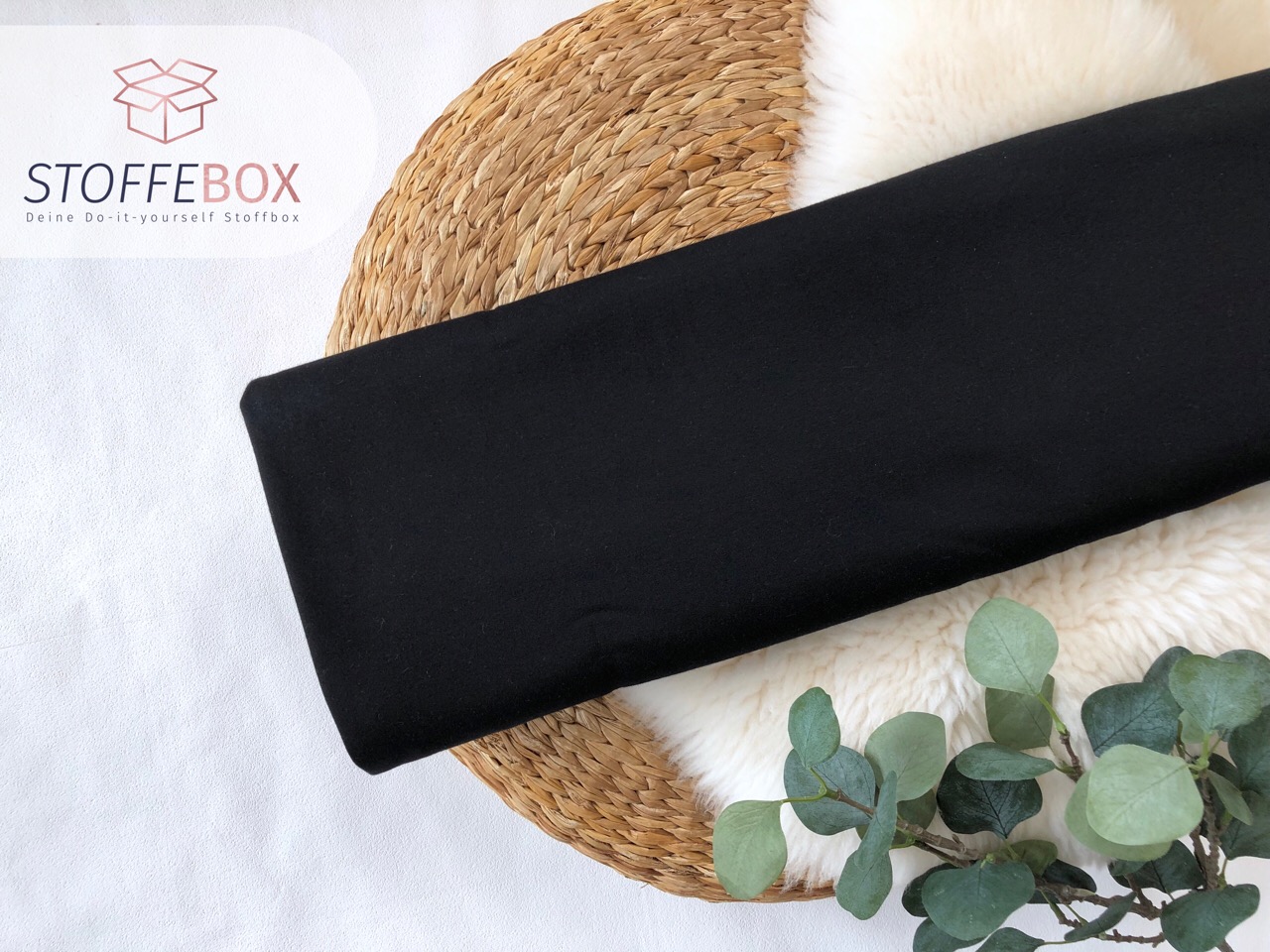 French Terry Stoff - Uni schwarz, grau, hellgrau, dunkelgrau, weiß, ecru (versch. Farben) - Öko-Tex-100 – Bild 2