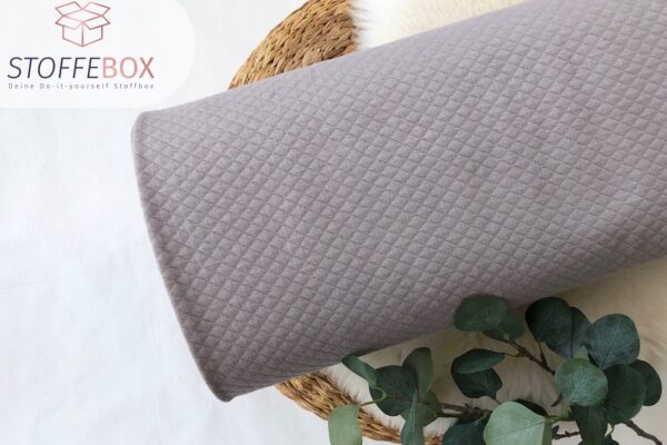Reststück 35cm Steppstoff - Uni taupe