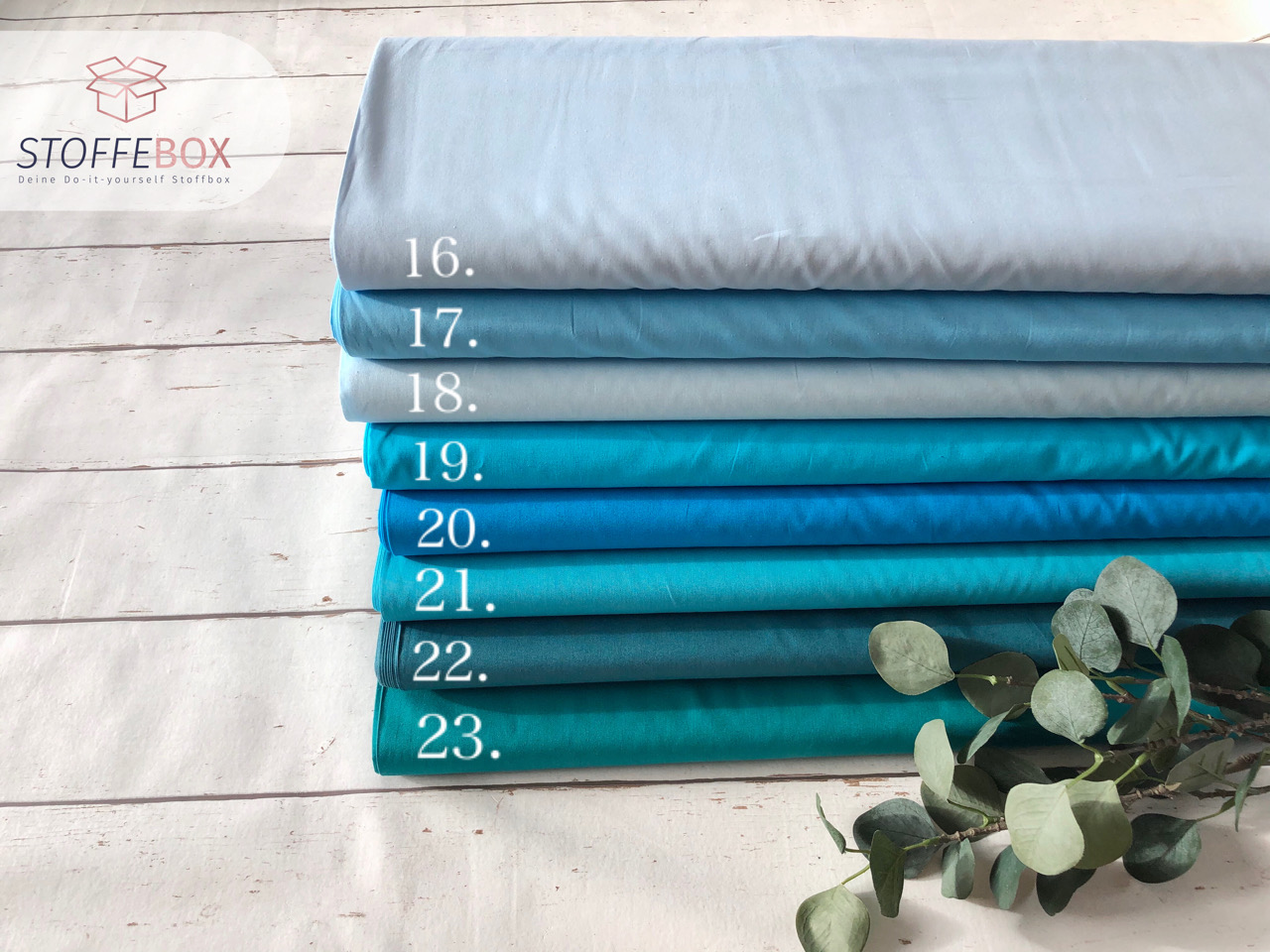Baumwollstoffpaket - Uni (Einheit wählbar ab 50cm-2m)