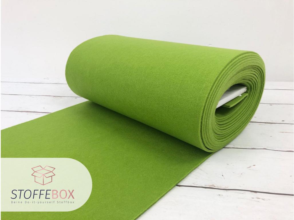 Taschen Filz/Bastelfilz - 4mm dick 670g Uni grün