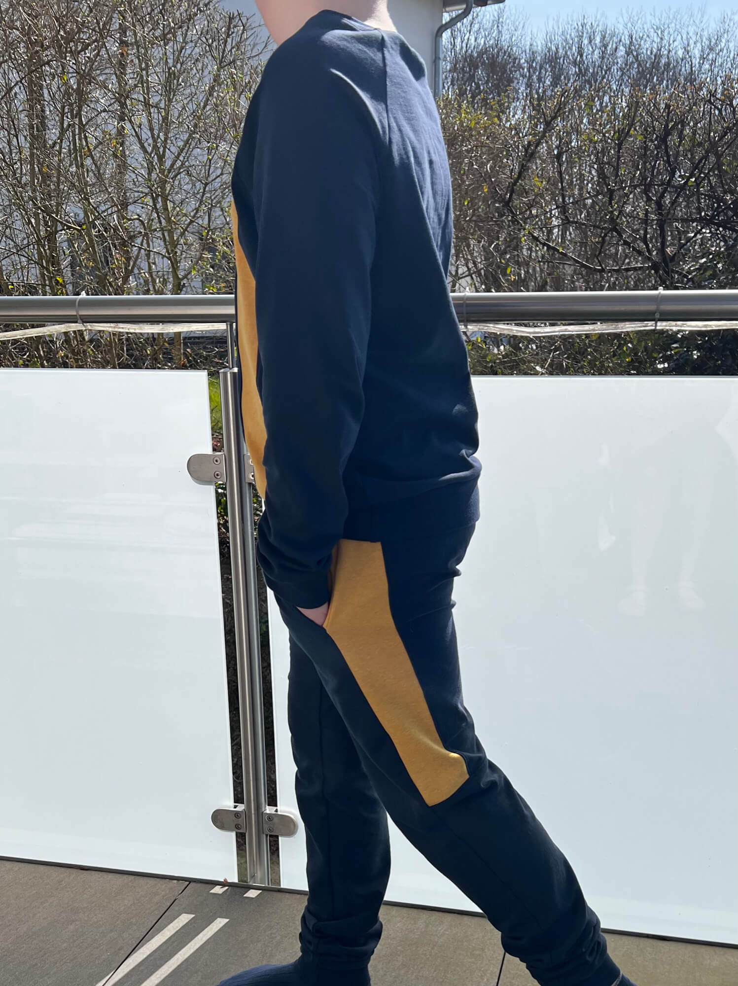 angerauter Sweatstoff - Uni schwarz, grau, hellgrau, dunkelgrau, weiß, ecru (versch. Farben) Öko-Tex-100 Wintersweat – Bild 8