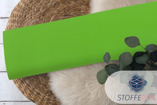Jersey Stoff Uni kiwi