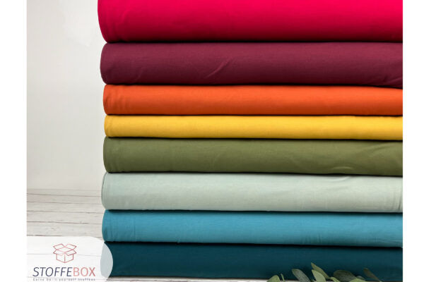 Sweat Stoff angeraut 250g/m2 Uni Öko-Tex-100 (versch. Farben)