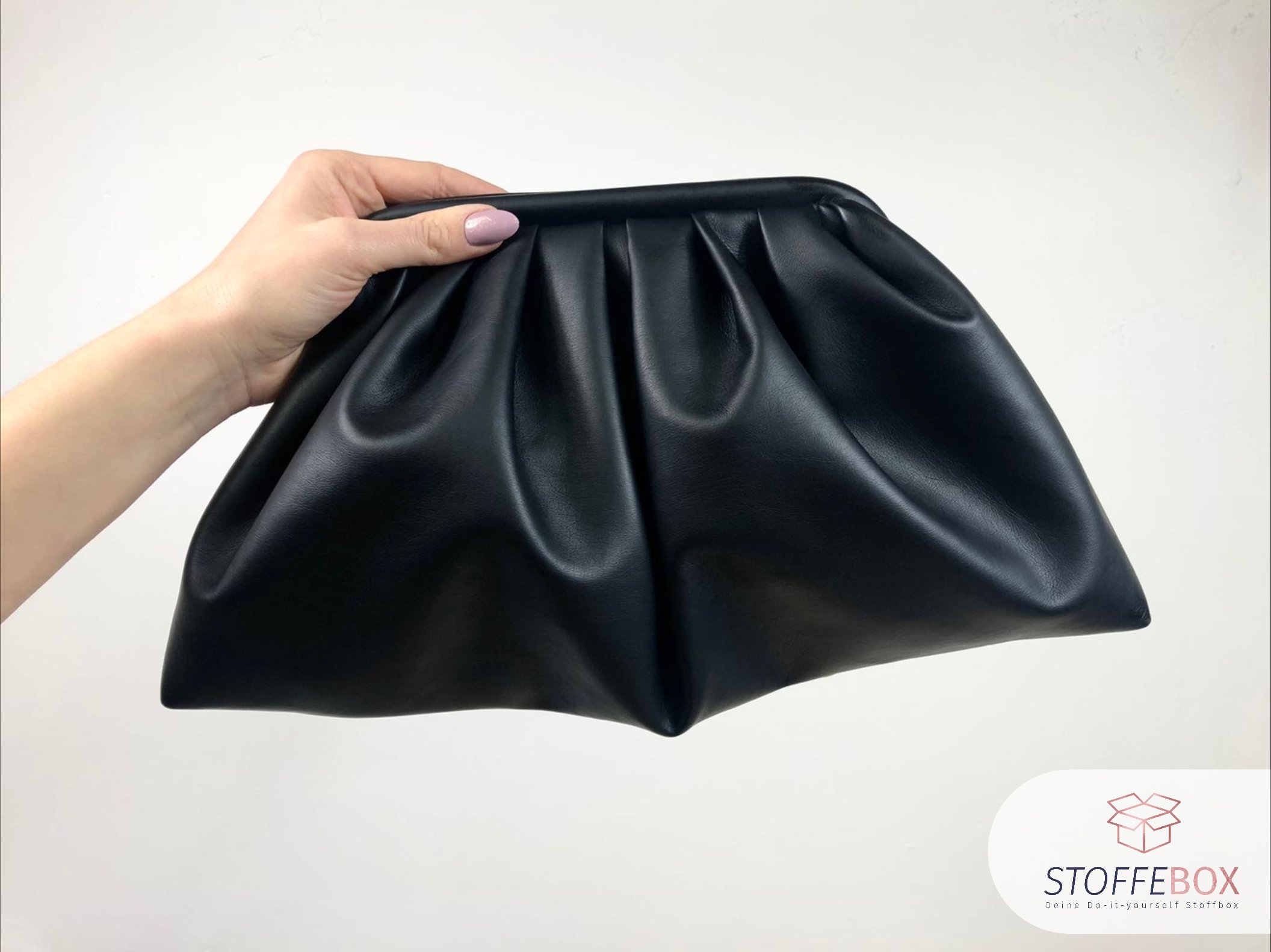 Veganes Leder - Kunstleder uni / metallic (Farbe wählbar) – Bild 18