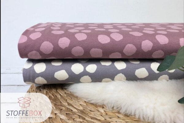 Viskosejersey - Punkte Polka Dots (versch. Farben)