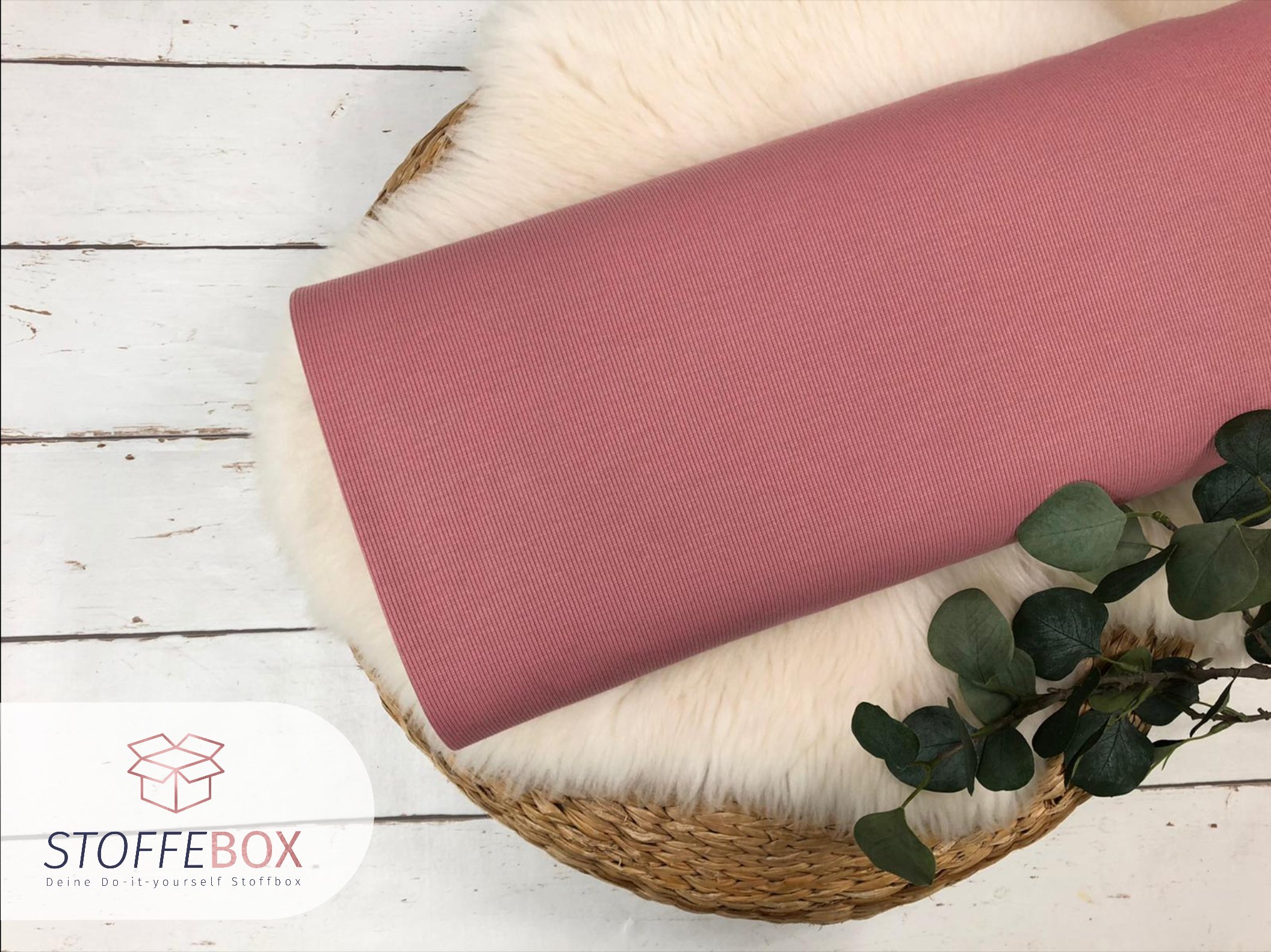 Ripp Jersey - Uni (versch. Farben) – Bild 6