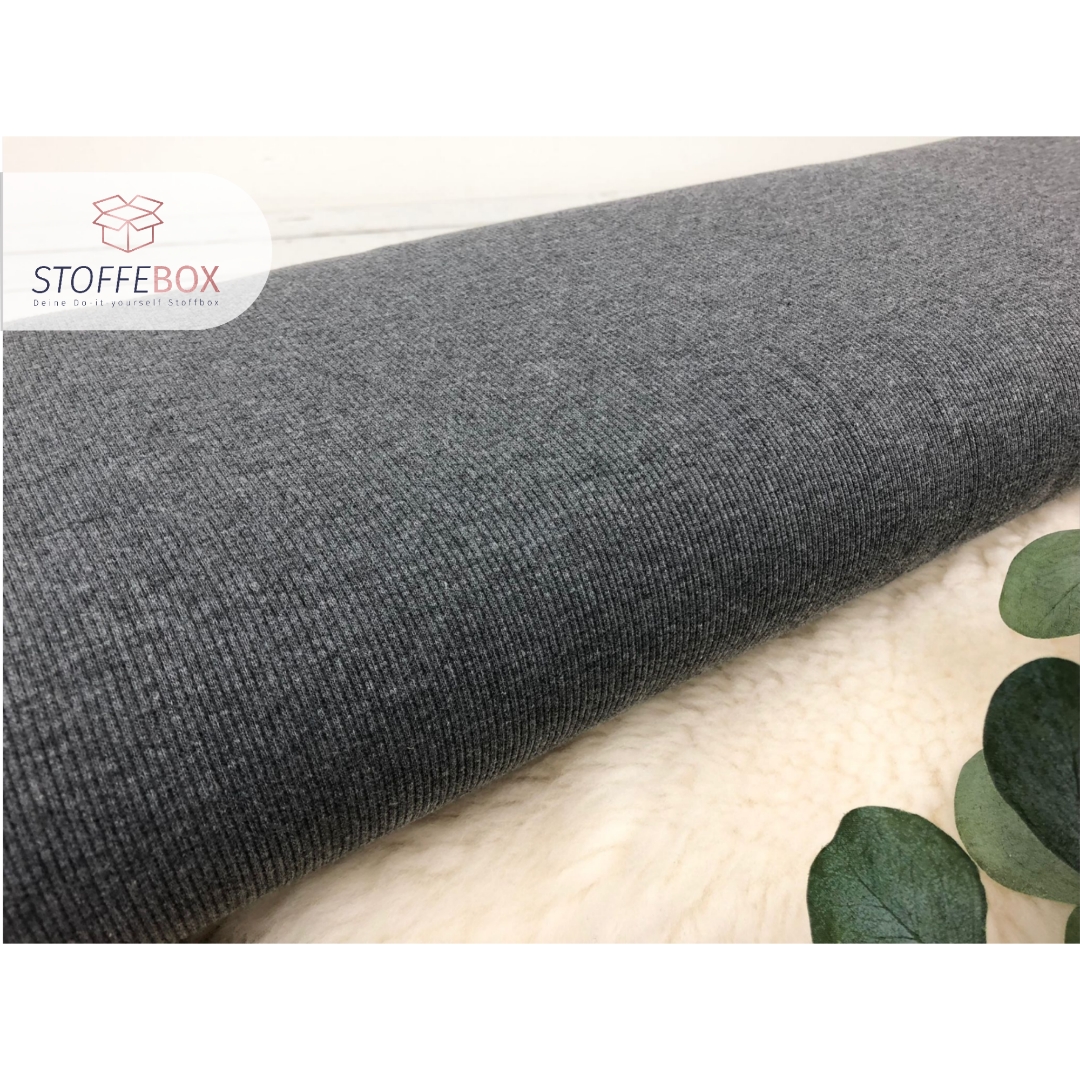 Ripp Jersey - Uni (versch. Farben) – Bild 17