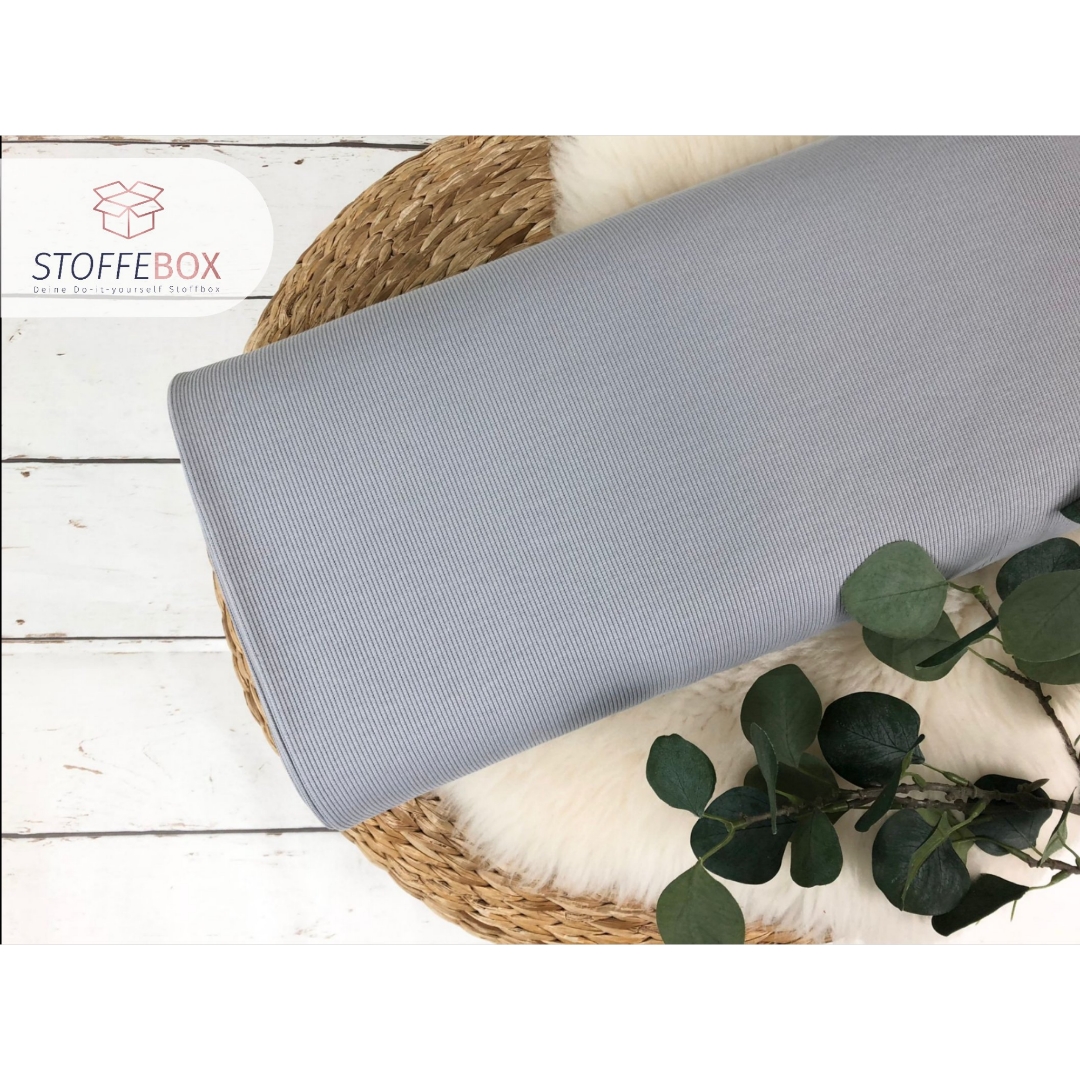 Ripp Jersey - Uni (versch. Farben) – Bild 12