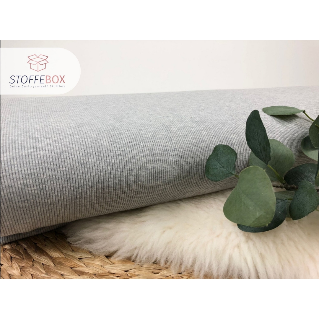 Ripp Jersey - Uni (versch. Farben) – Bild 11