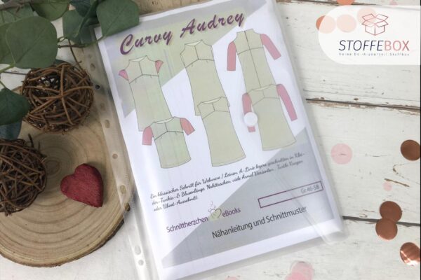 Schnittmuster-Schnittherzchen "Curvy Andrey" Kleid/Tunikabluse DAMEN" Gr.46 bis 58