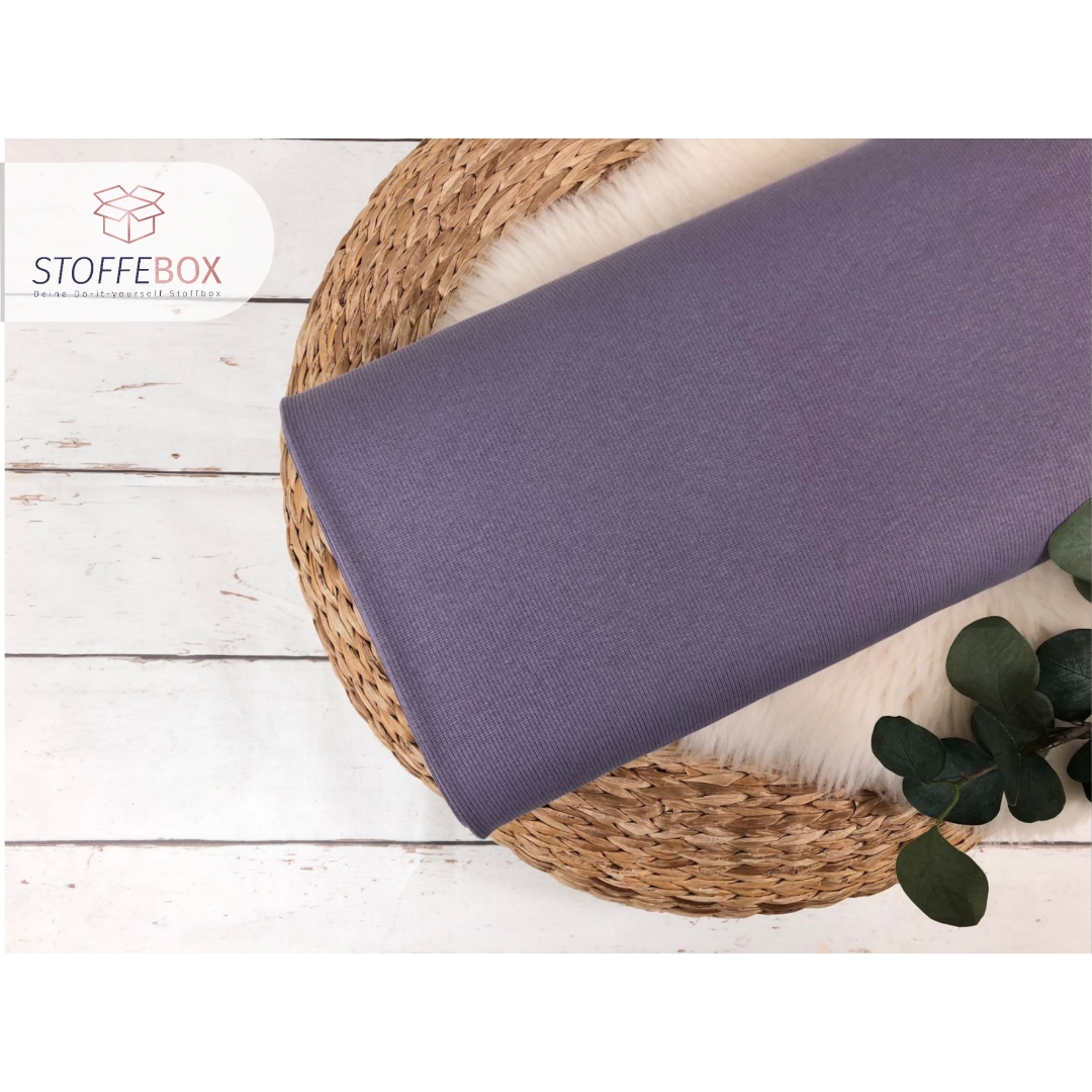 Ripp Jersey - Uni (versch. Farben) – Bild 12