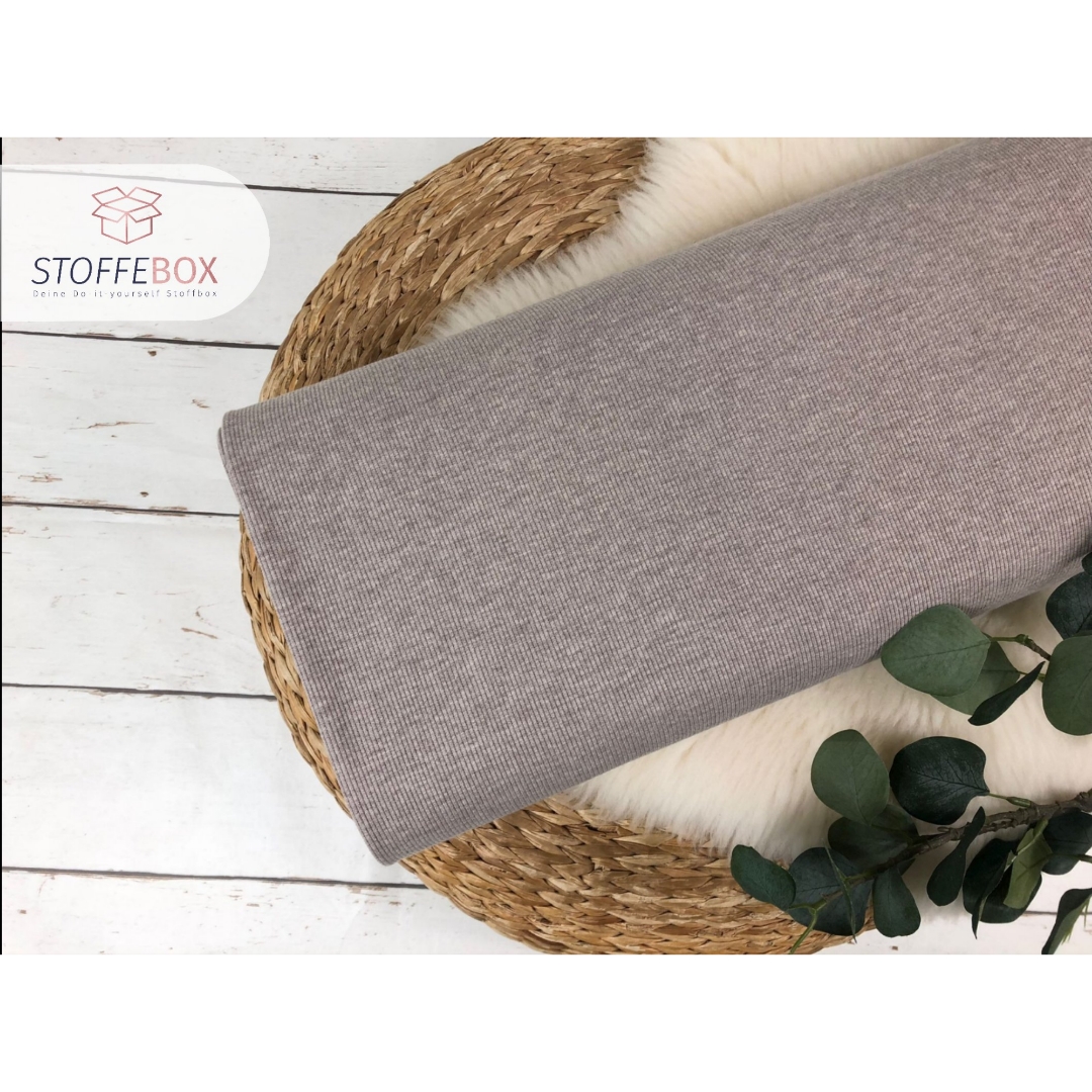 Ripp Jersey - Uni (versch. Farben) – Bild 2
