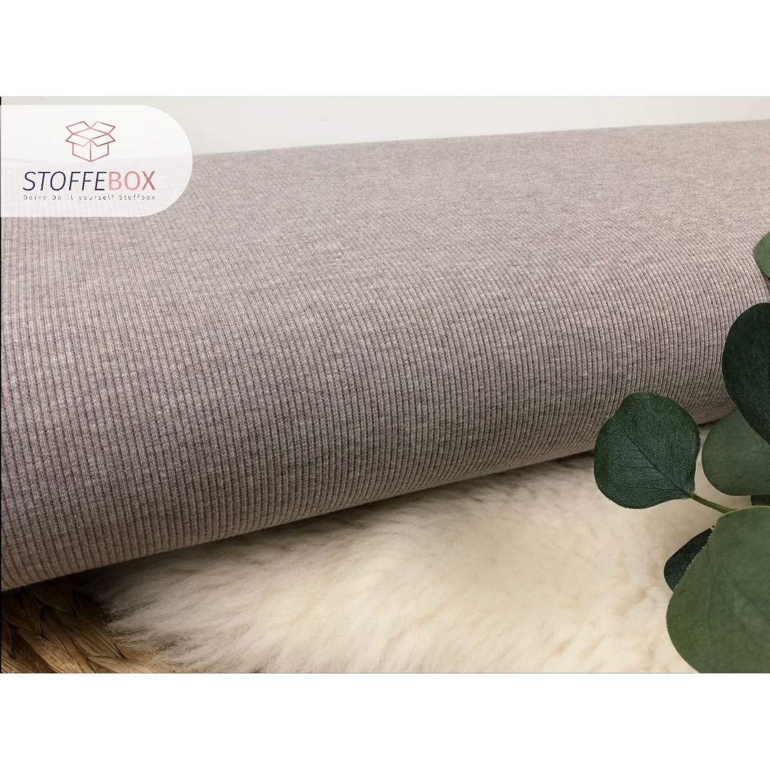 Ripp Jersey - Uni (versch. Farben) – Bild 3