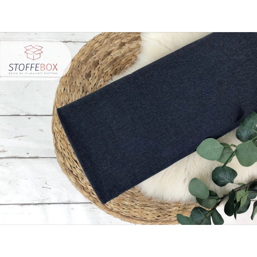 Jersey Stoff mit Jeansoptik - in verschiedenen Uni Farben - Öko-Tex-100 – Bild 11
