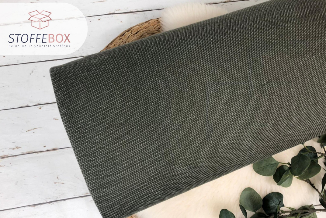 Jacquard Sweat Kuschelsweat 340g/qm gebürstet angeraut Öko-Tex 100 uni (verschiedene Farben) – Bild 10