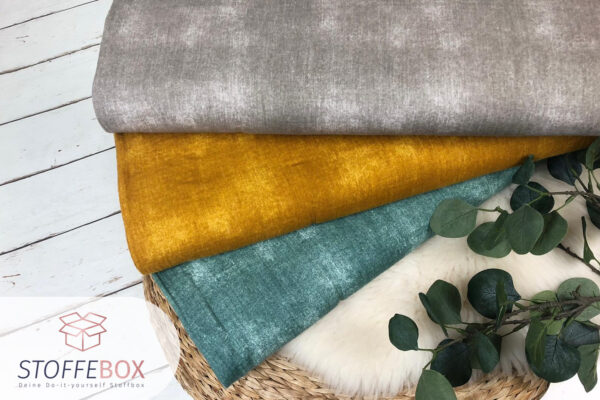 Musselin Stoff / Double Gauze - Batik Optik (Farbe wählbar)