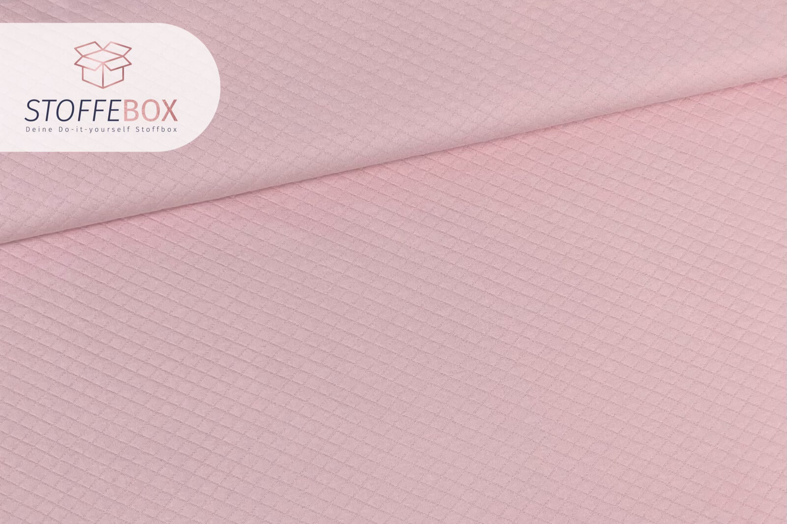 Steppstoff uni rosa