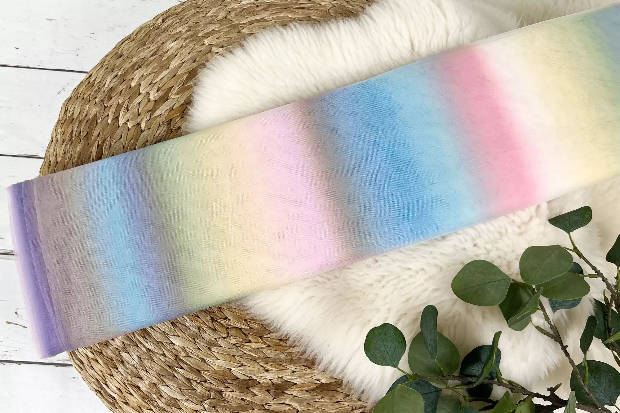 SOFT Tüll Regenbogen Farben – Bild 2