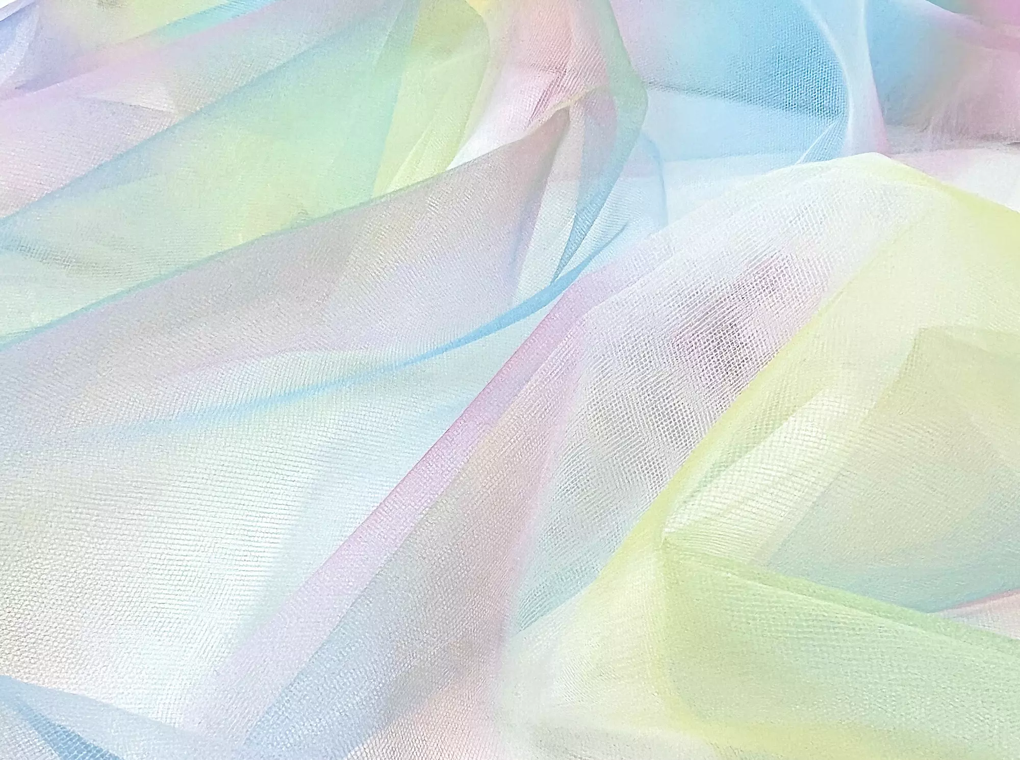 SOFT Tüll mit Regenbogen Farben