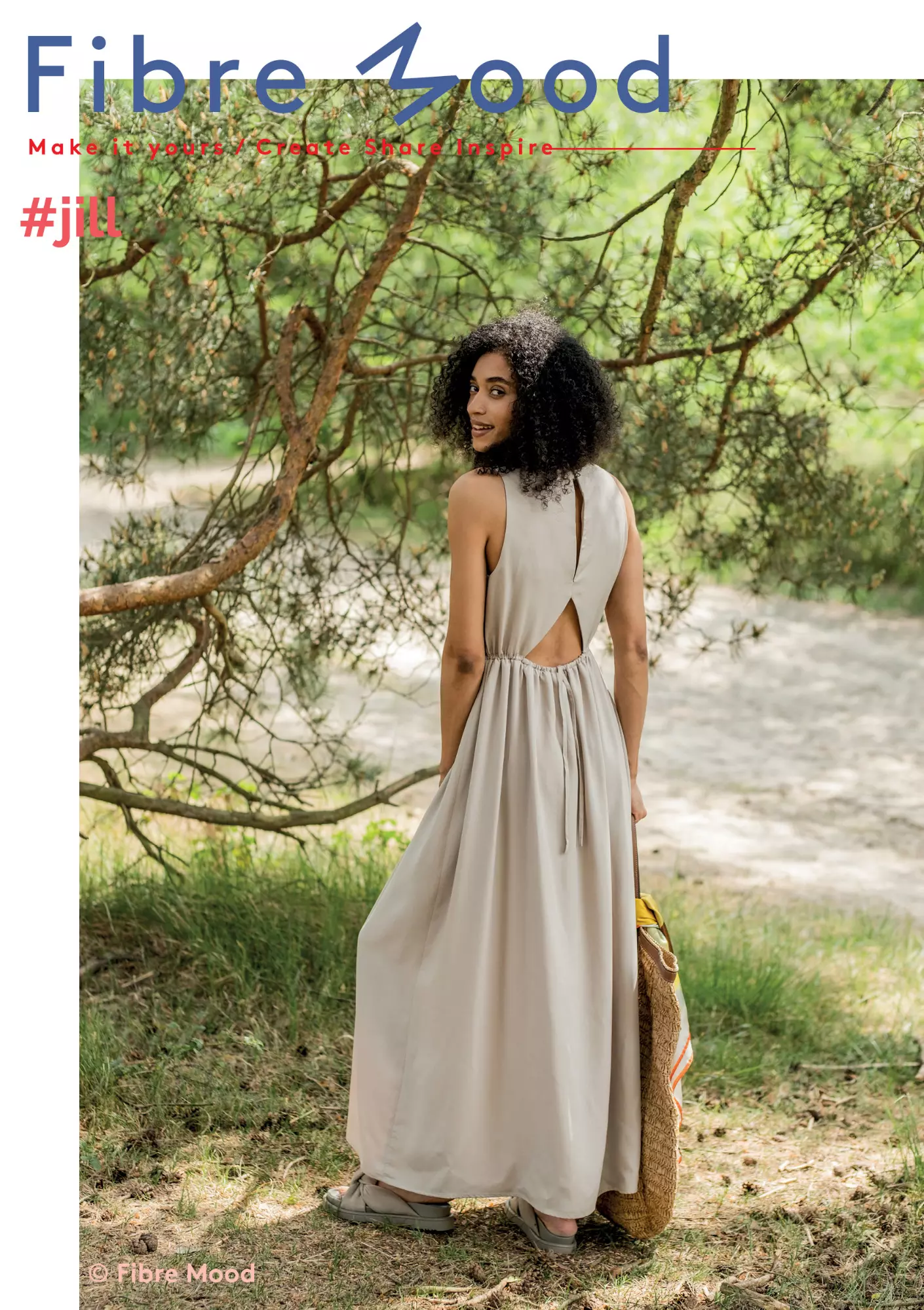 Tragebild Fibre Mood 20 Jill Tencel uni in sand