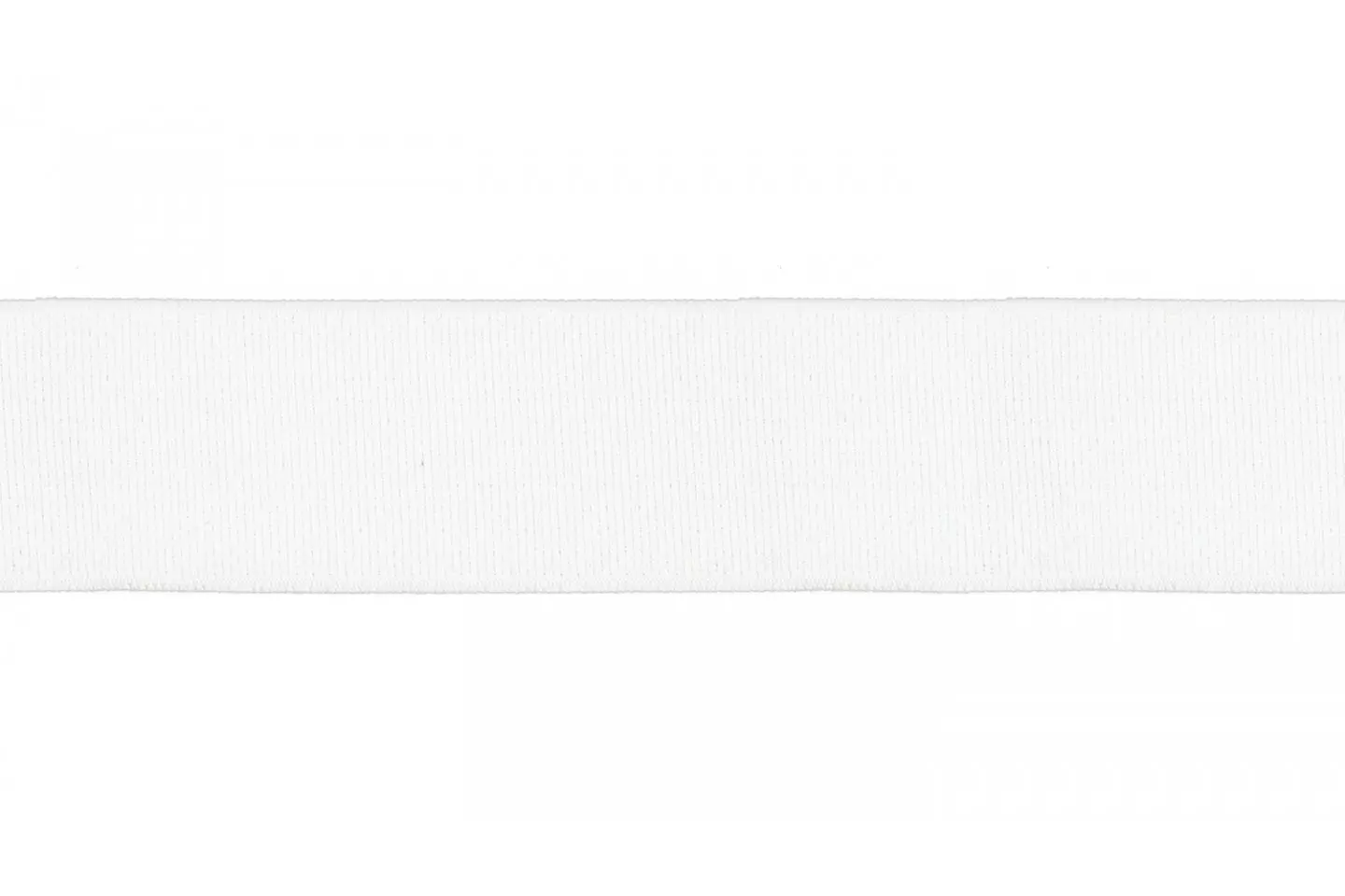 Gummiband 40mm für Rock in weiß mit Glitzer