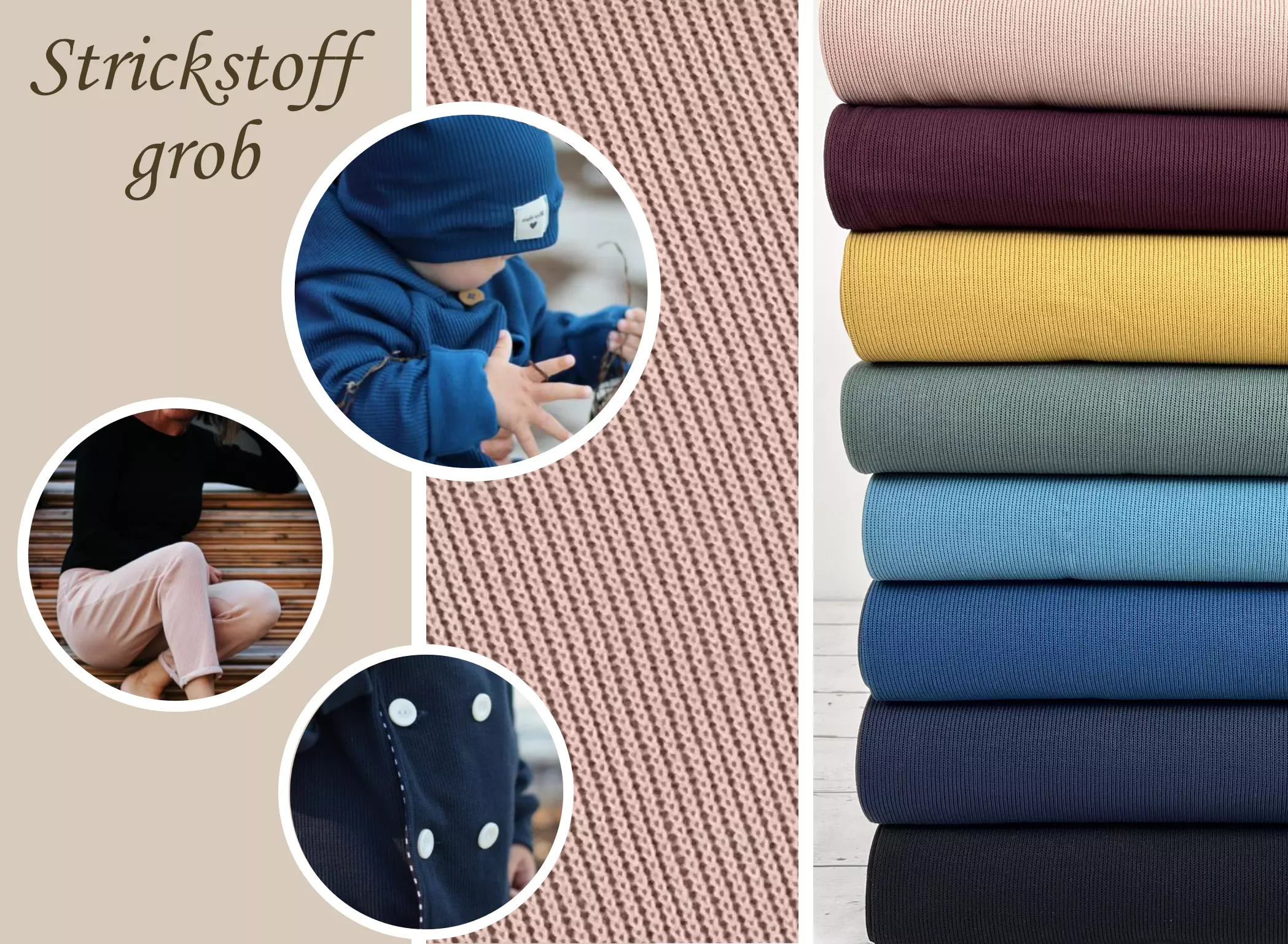 Strickstoff grob - Uni senfgelb - Öko-Tex-100 – Bild 7