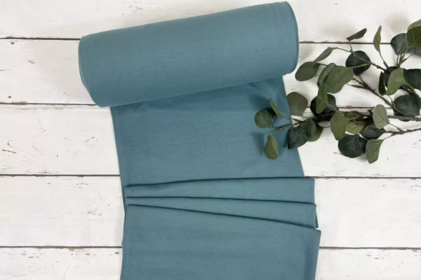 Bündchen in uni Farbe frozen mint
