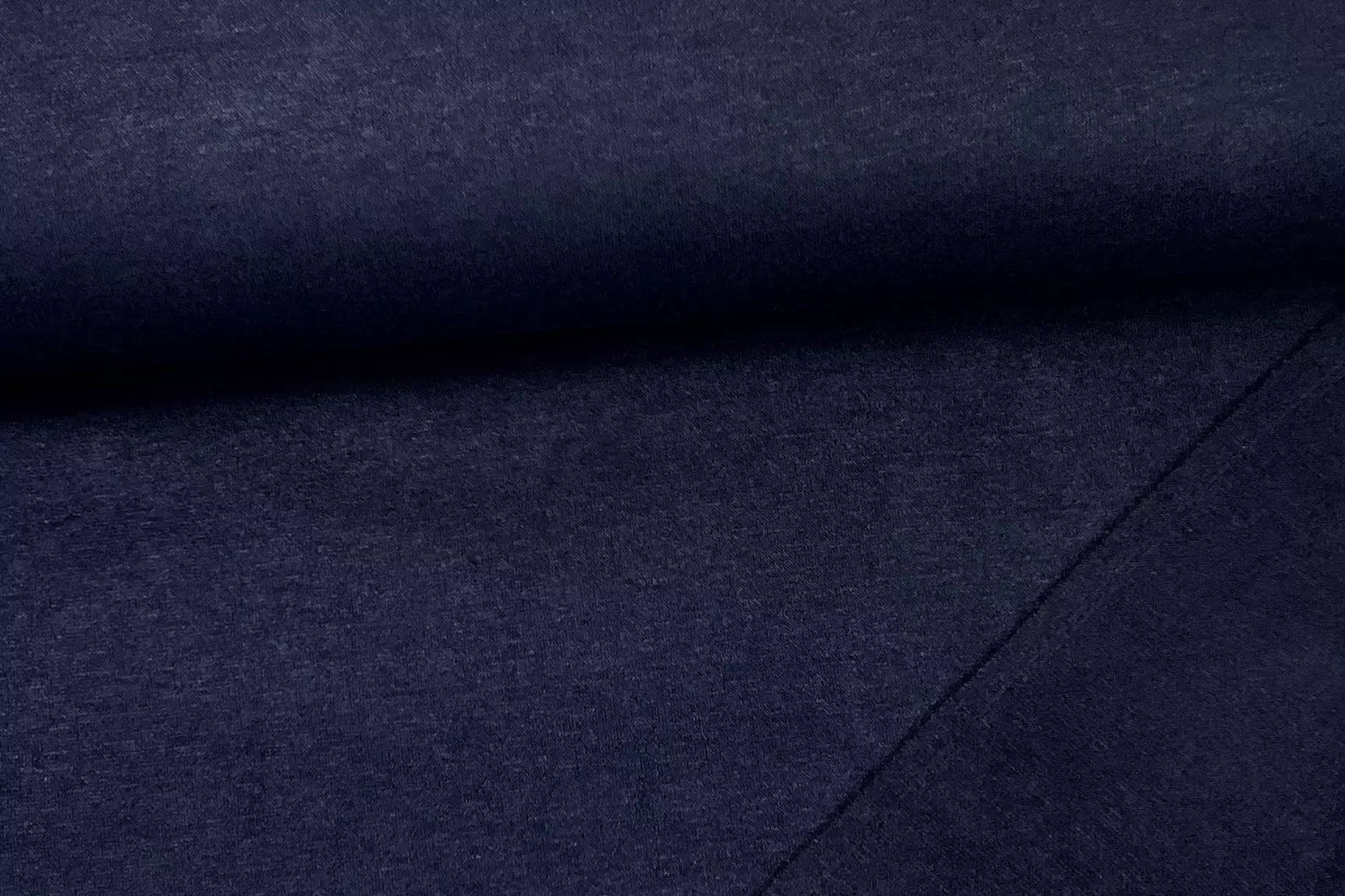 feiner Soft Strickstoff in Uni dunkelblau