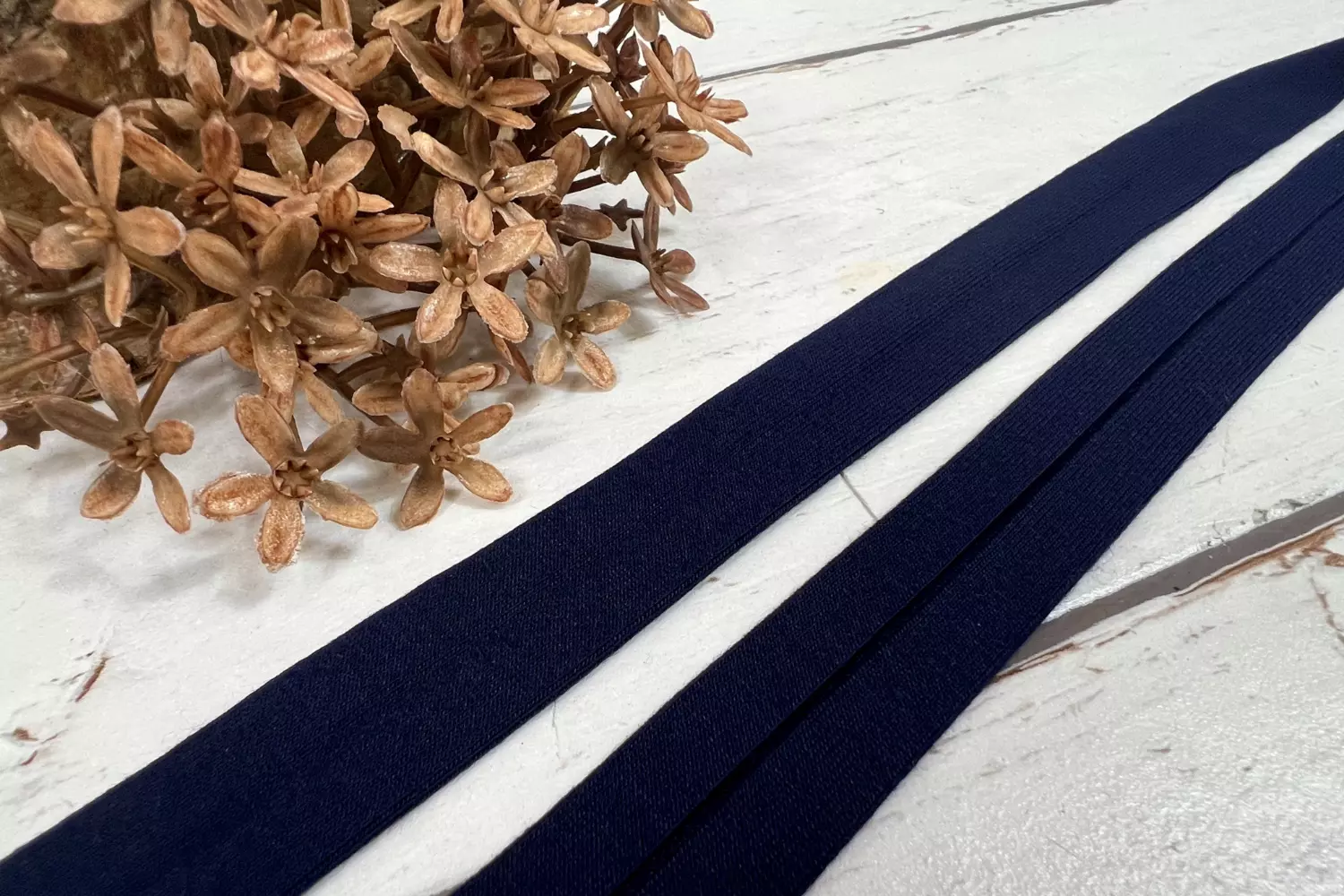 elastisches Schrägband 20mm brei in blau