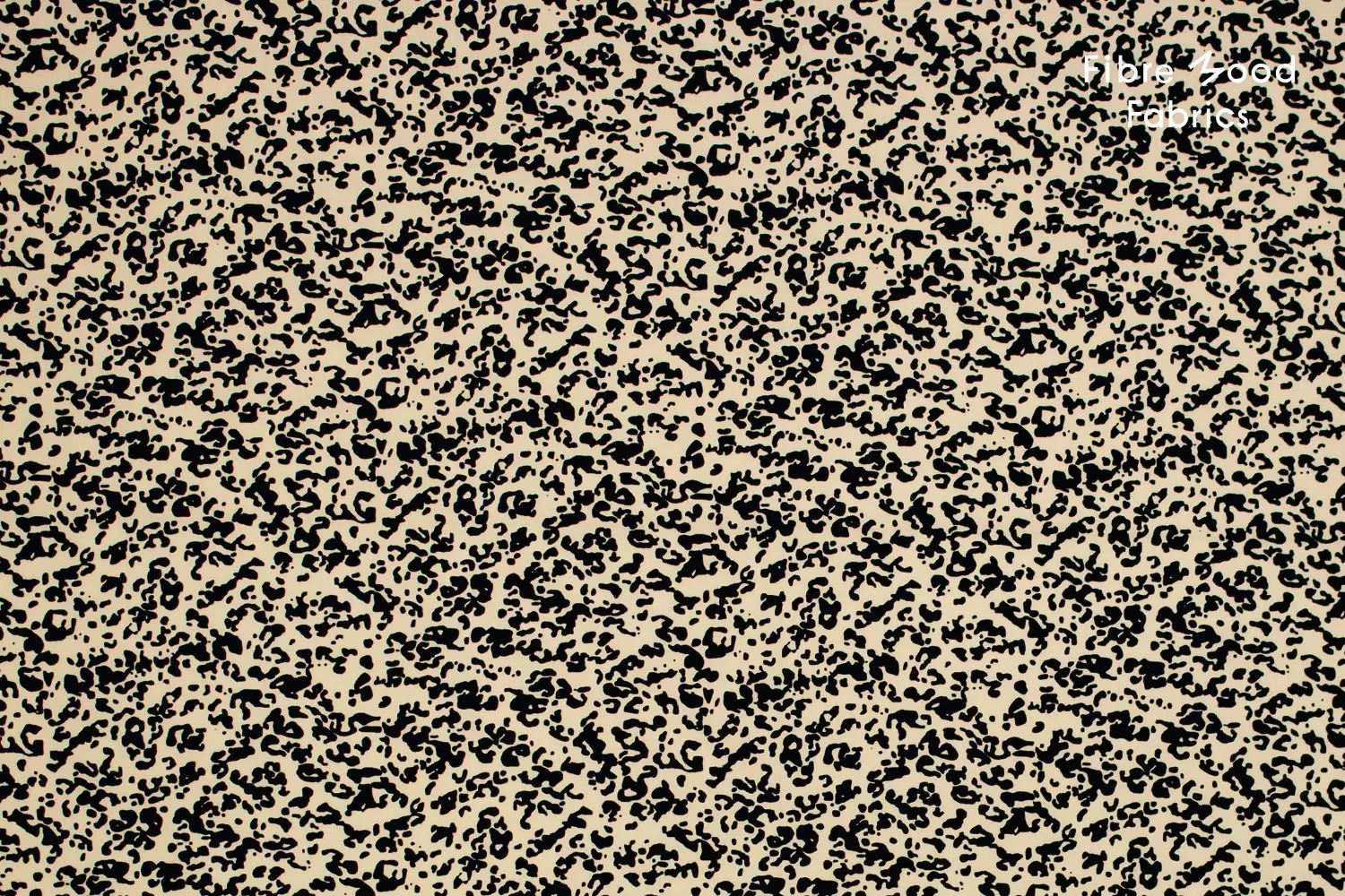 Reststück 70cm Fibre Mood 22 Harper - Baumwolle Popeline Tiger Animalprint in ecru, schwarz - Ökotex 100 – Bild 2