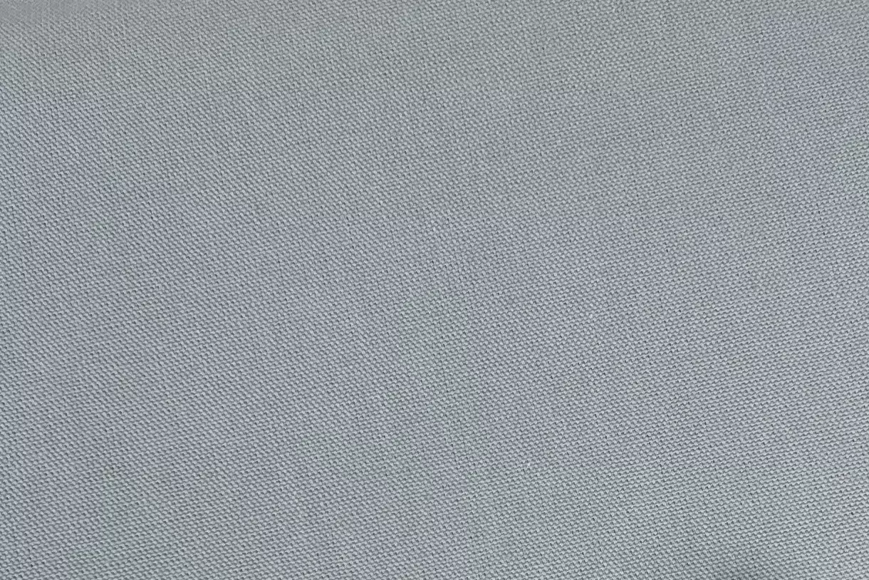 Canvas Stoff Uni hellgrau – Bild 2