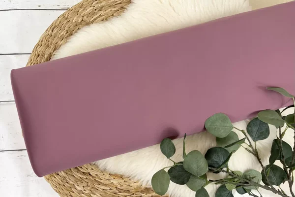 Lycra Funktionsjersey in Uni Farbe dunkel altrosa