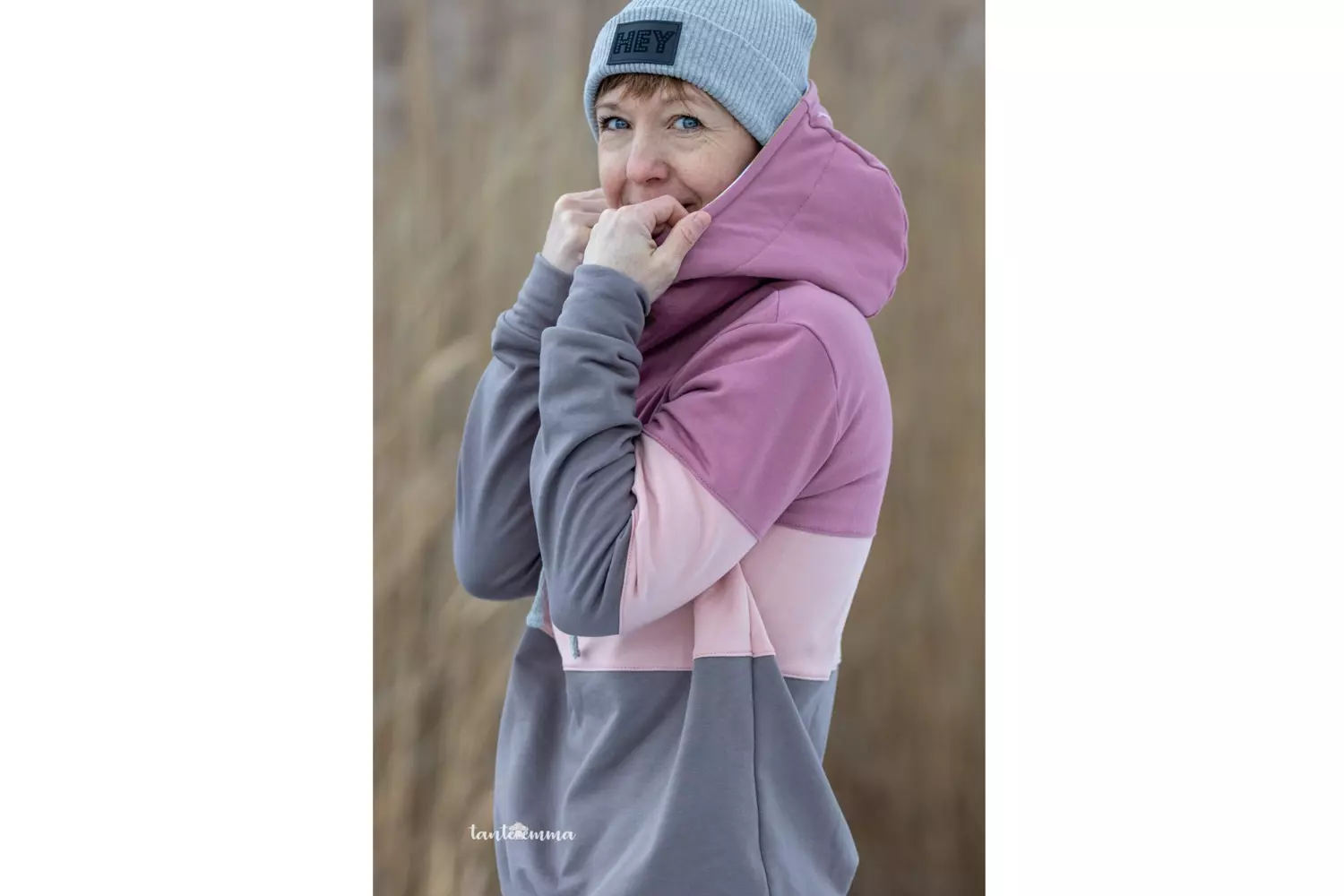 Papierschnittmuster Fadenkäfer Hoodie Toni Damen – Bild 2
