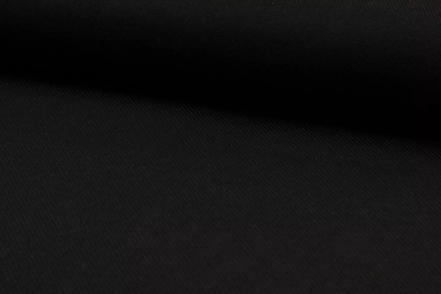 Viskose Twill Stoff - Uni schwarz