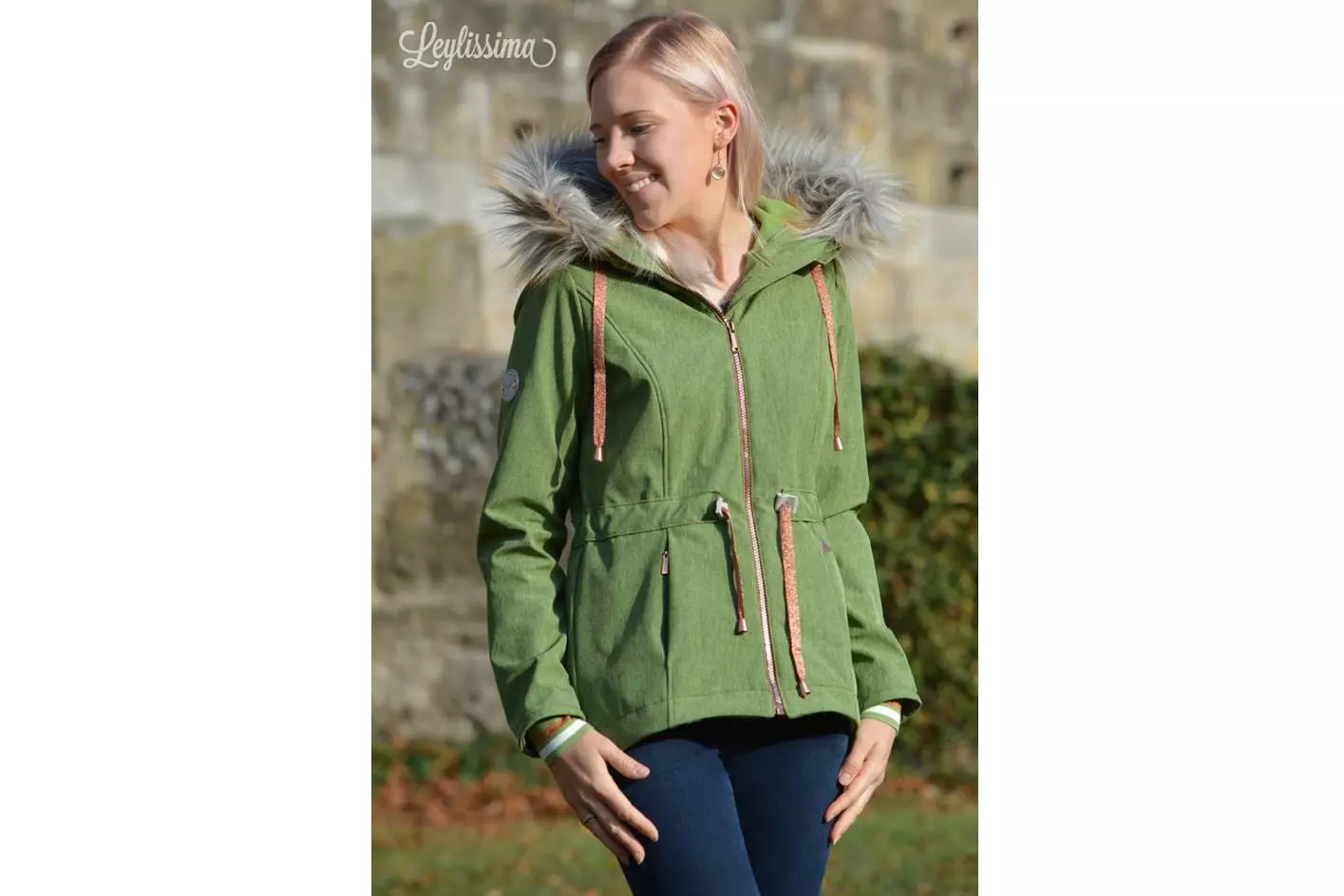 Papierschnittmuster Fadenkäfer Softshelljacke Damen – Bild 3