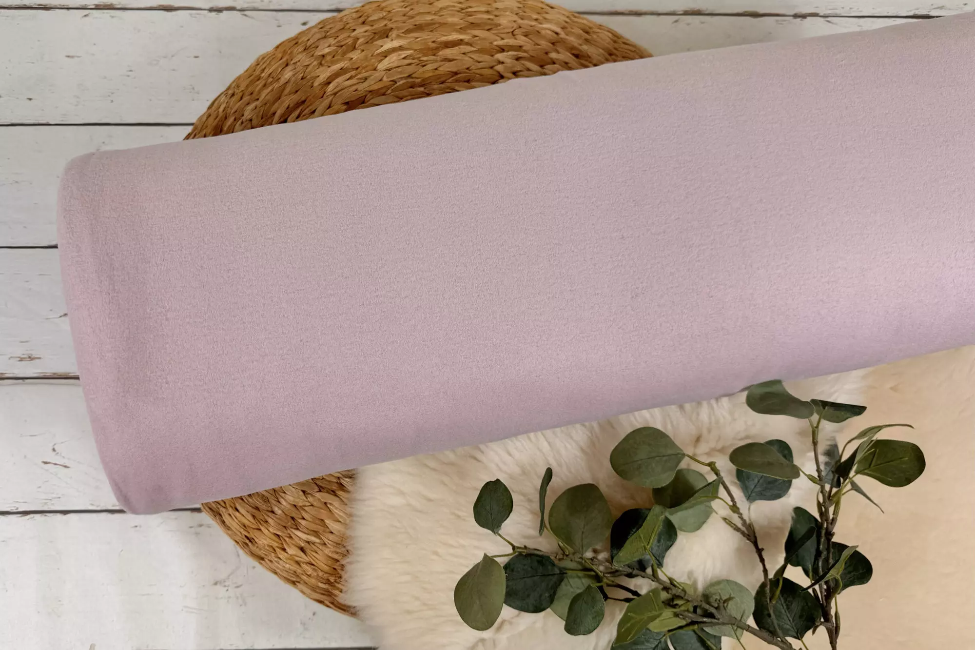 weicher Baumwollfleece Stoff in verschiedenen Uni Farben - Öko-Tex-100 Swafing – Bild 8