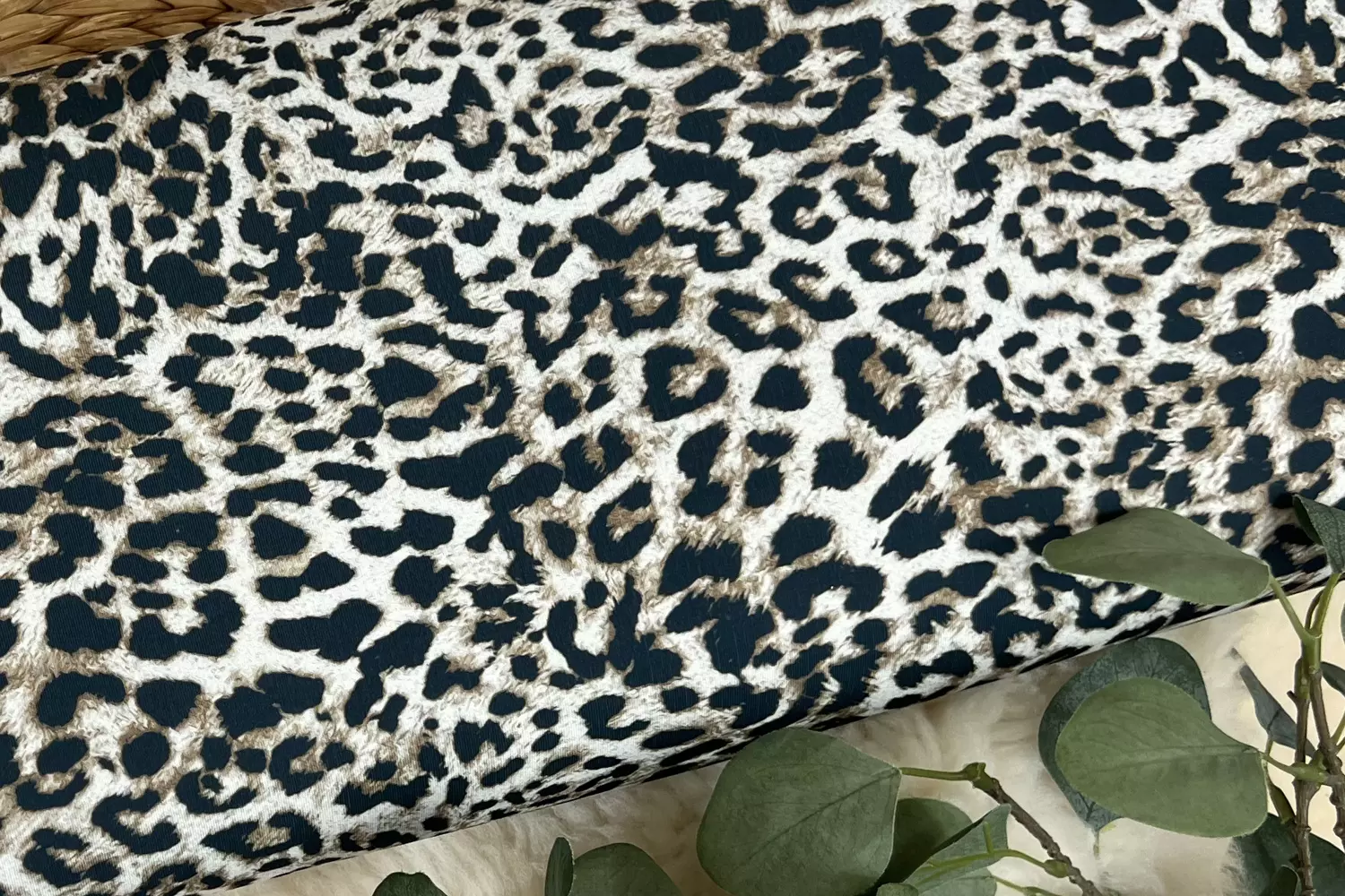 Lycra Funktionsjersey Stoff mit Leoprint