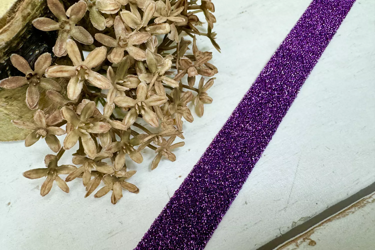 Glitzer Schrägband Lurex 2cm Breit - verschiedene Farben – Bild 8