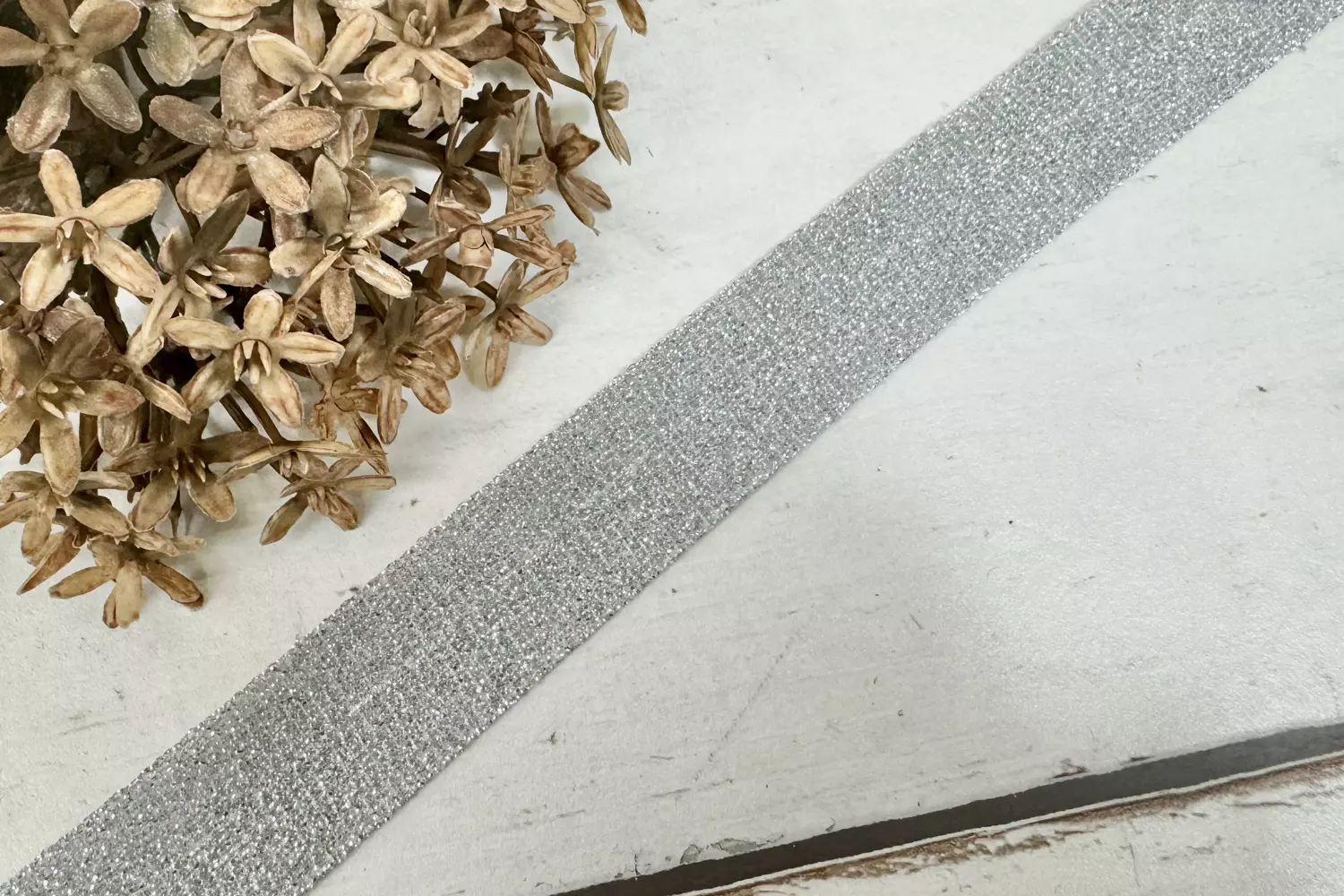 Glitzer Schrägband Lurex 2cm Breit - verschiedene Farben – Bild 3