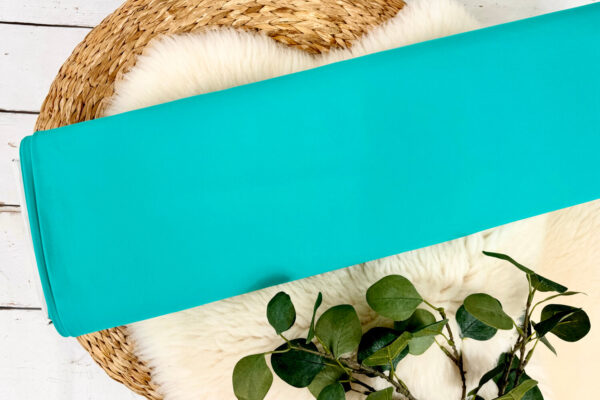 Lycrastoff in Uni Farbe in mint