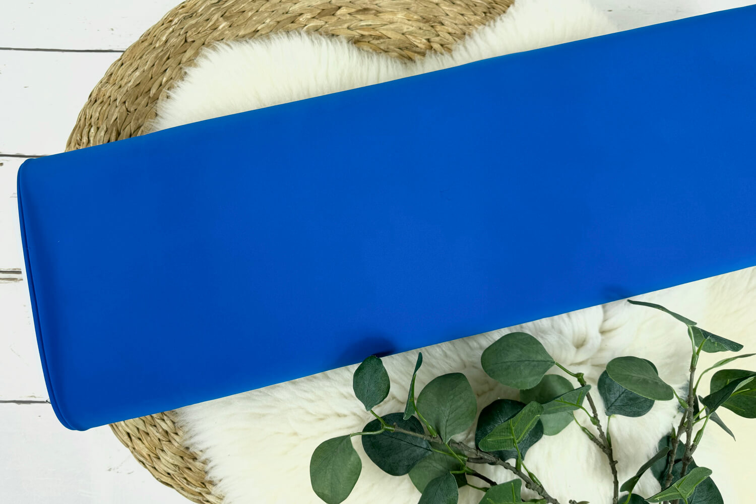 Lycrastoff in Uni Farbe in blau