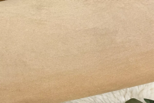 Feincord Jersey Baumwolle - Uni beige - Öko Tex 100
